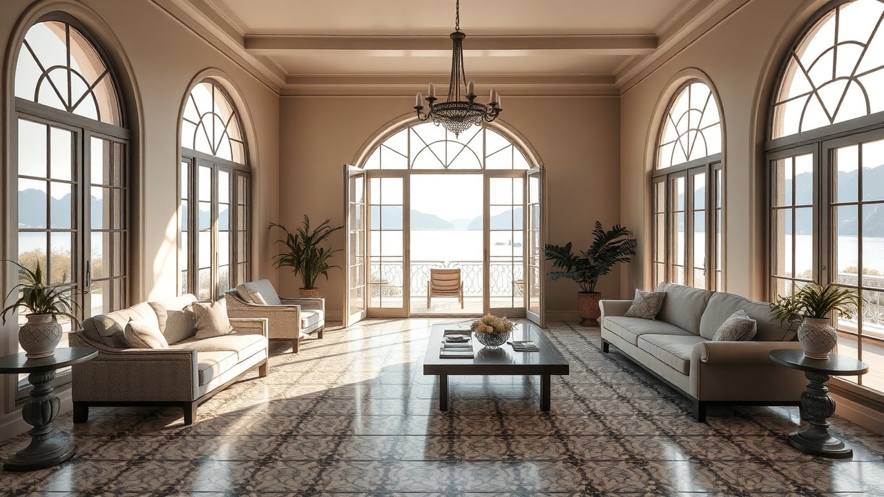 Lake Como residence — lakefront villa interior, 2024