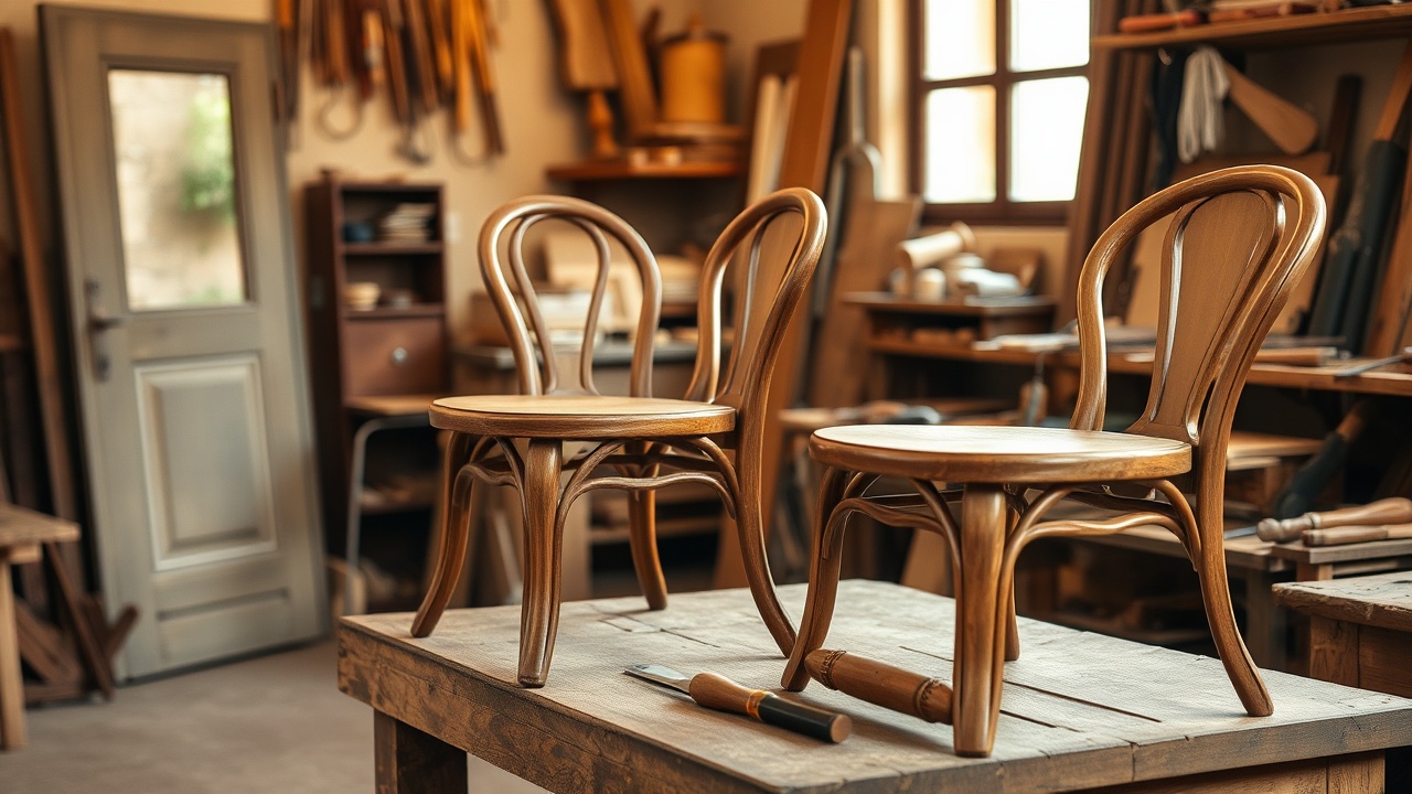 Chair restoration workshop — Umbria, Sorello Studio